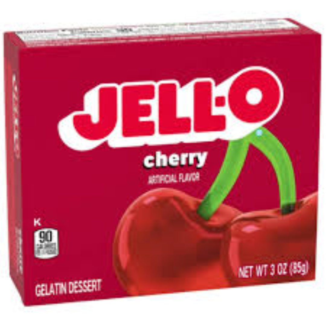 JELL-O GELATIN CHERRY 85G